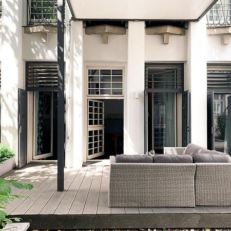 Designer Loft-Ferienwohnung Im Zentrum Mit Tiefgaragen-Parkplatz, Waschmaschine Und Privatterrasse Лайпциг Екстериор снимка